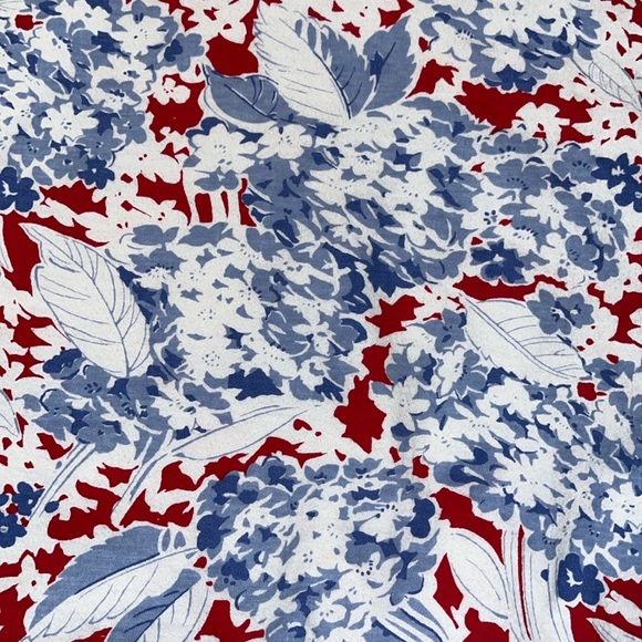 Chaps midi dress light blue, white and red - Picture 12 of 12